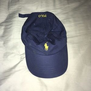 Navy/Yellow Ralph Lauren Polo Hat